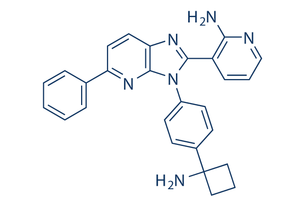 Miransertib (ARQ-092)化学構造