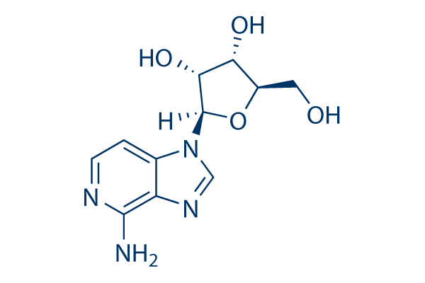 3-deazaadenosine化学構造