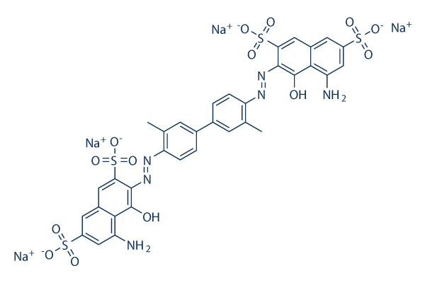 Trypan Blue化学構造