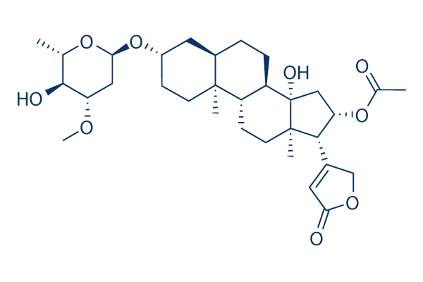 Oleandrin (PBI-05204)化学構造