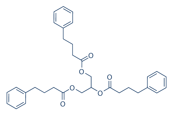 Glycerol phenylbutyrate化学構造