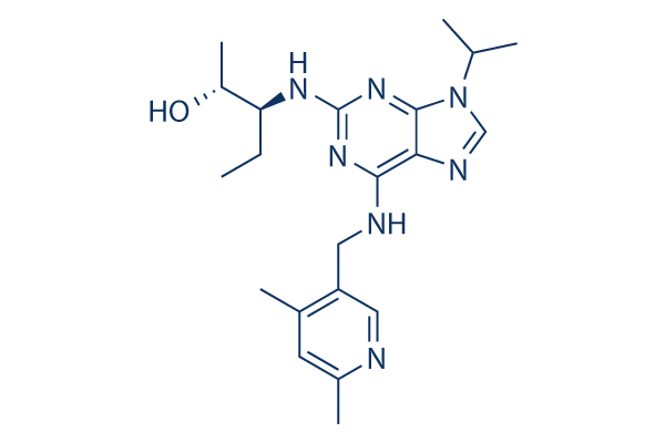 Fadraciclib (CYC065)化学構造