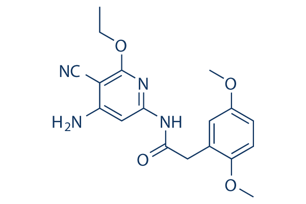 JNK Inhibitor VIII化学構造