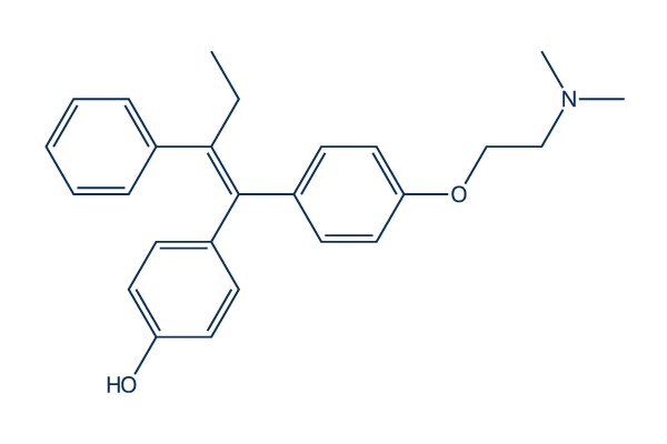 4-Hydroxytamoxifen (Afimoxifene)化学構造
