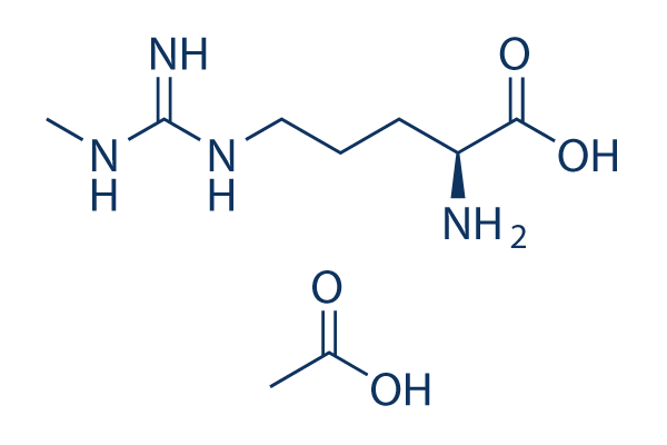 L-NMMA acetate化学構造