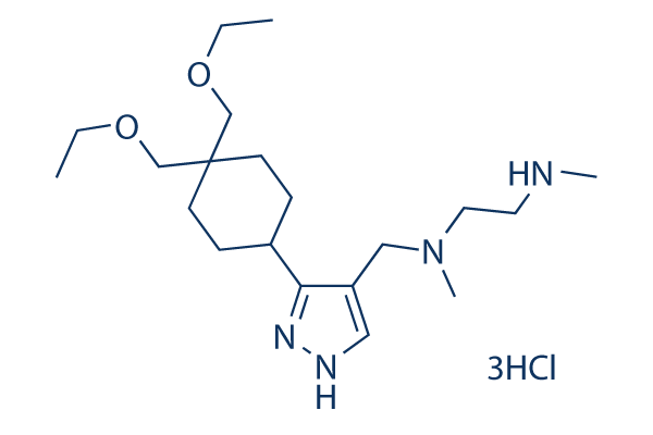 GSK3368715 3HCl化学構造