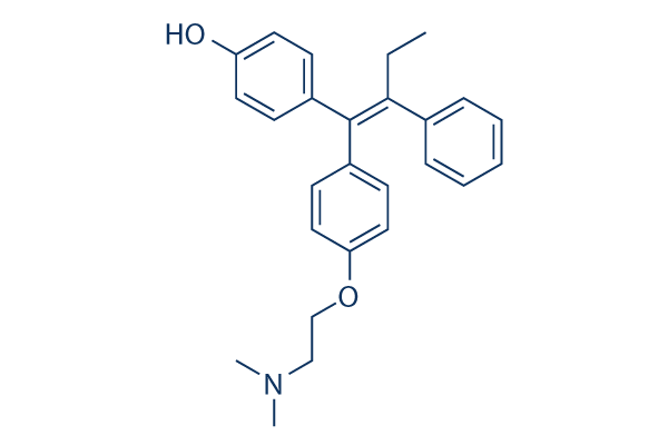 (Z)-4-Hydroxytamoxifen化学構造