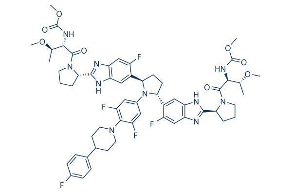 Pibrentasvir (ABT-530)化学構造