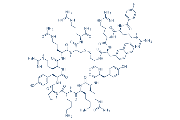 Motixafortide (BL-8040)化学構造