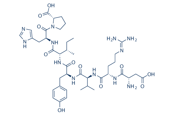 Angiotensin (1-7)化学構造