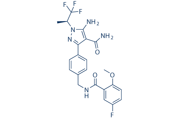 Pirtobrutinib (LOXO-305)化学構造