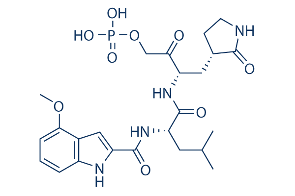 Lufotrelvir (PF-07304814)化学構造