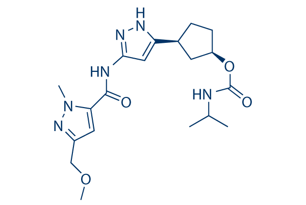 Tagtociclib (PF-07104091)化学構造