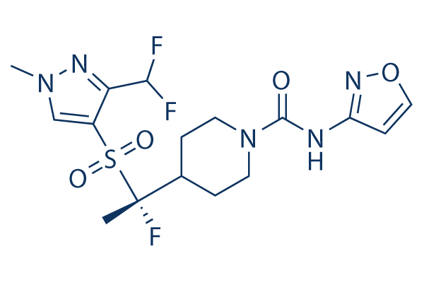 Danicamtiv (MYK-491)化学構造