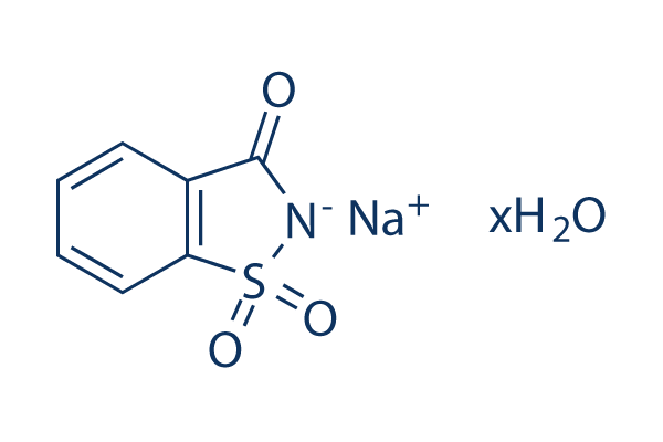 Saccharin sodium salt hydrate化学構造