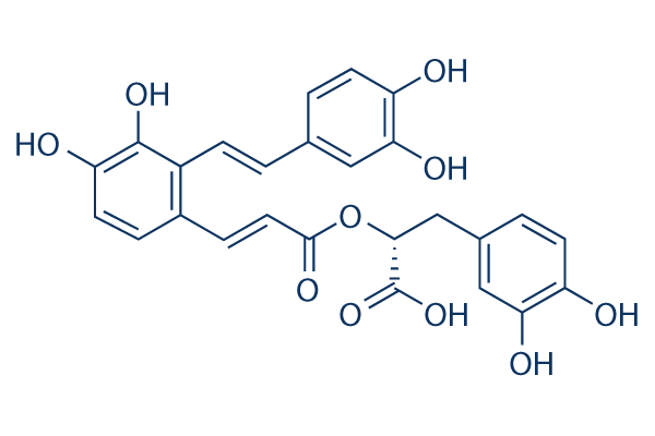 Salvianolic acid A化学構造