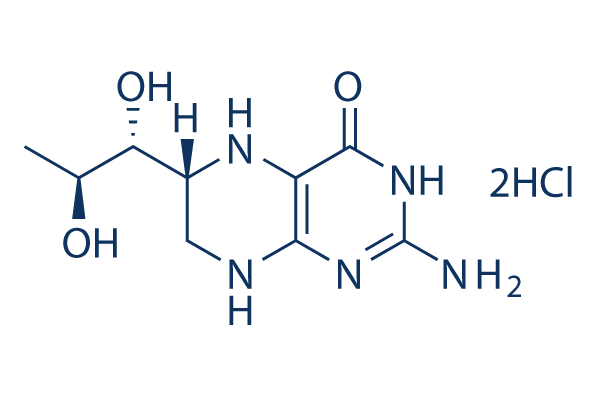 Sapropterin (Tetrahydrobiopterin) Dihydrochloride化学構造