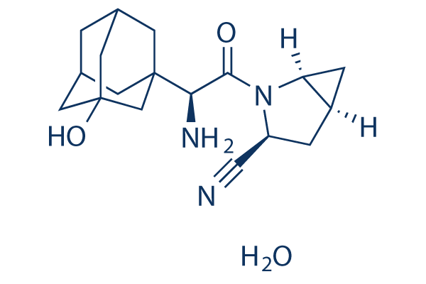Saxagliptin hydrate化学構造