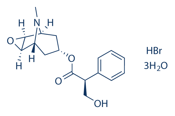 Scopolamine HBr trihydrate化学構造