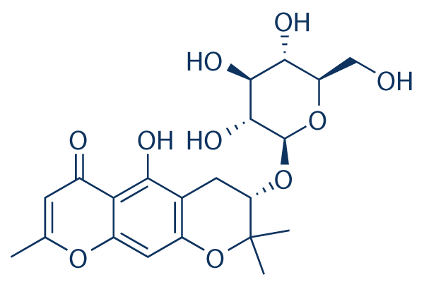 Sec-O-Glucosylhamaudol化学構造
