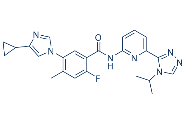 Selonsertib (GS-4997) 化学構造