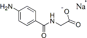 Sodium 4-aminohippurate化学構造
