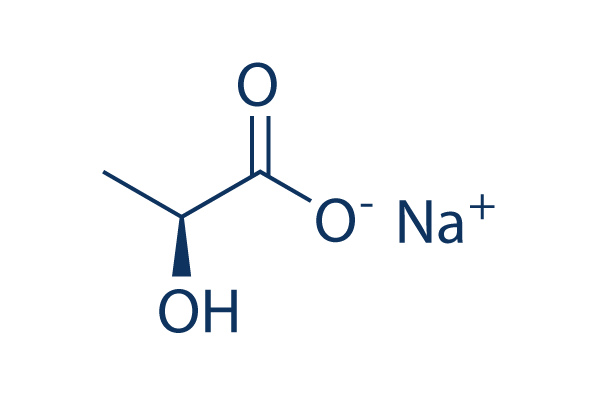 Sodium L-lactate化学構造
