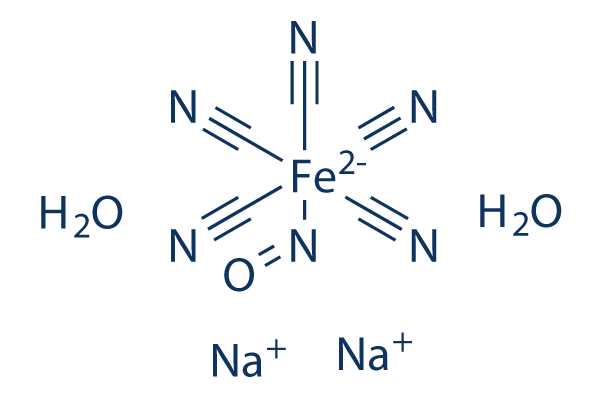 Sodium Nitroprusside Dihydrate化学構造