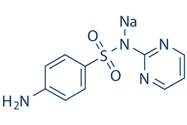 Sodium sulfadiazine化学構造