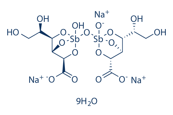 Sodium stibogluconate化学構造