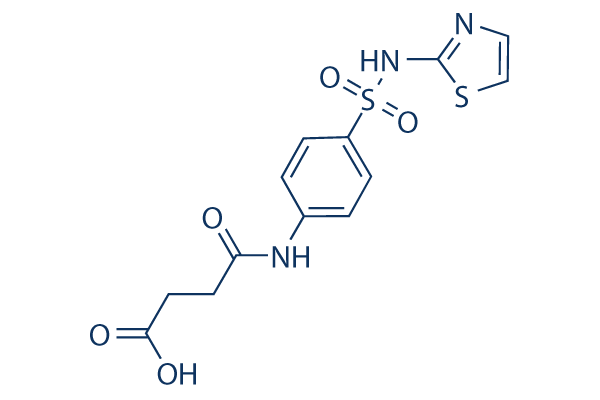 Succinylsulfathiazole化学構造