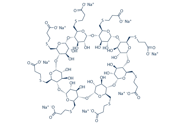 Sugammadex (sodium)化学構造
