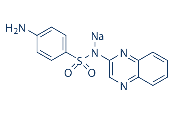 Sulfaquinoxaline sodium化学構造