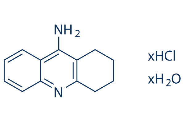 Tacrine hydrochloride hydrate化学構造