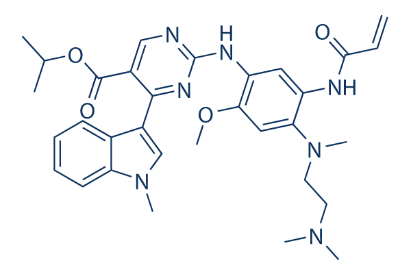 Mobocertinib (TAK788)化学構造