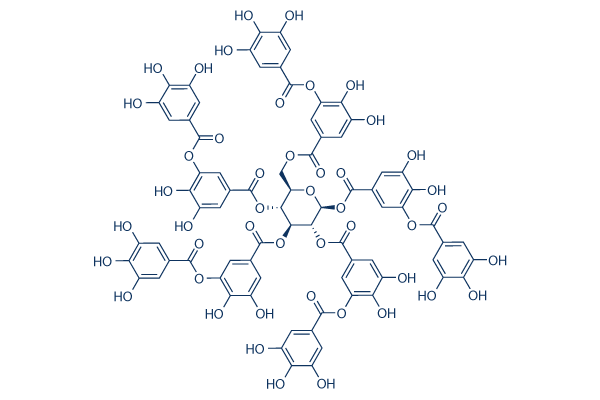 Tannic acid化学構造