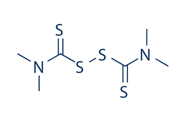 TMTD (Tetramethylthiuram disulfide)化学構造