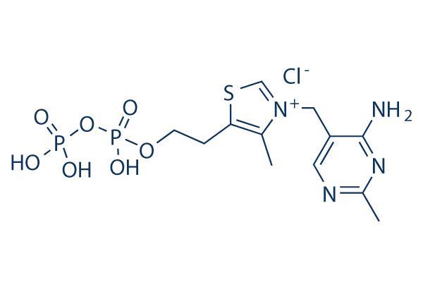 Thiamine pyrophosphate hydrochloride化学構造