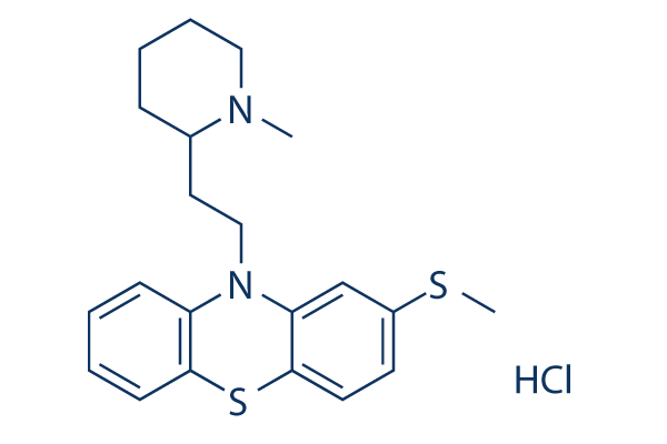 Thioridazine hydrochloride化学構造