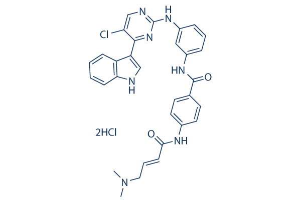 THZ1 2HCl化学構造
