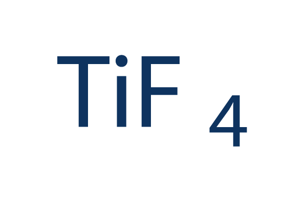 Titanium tetrafluoride化学構造