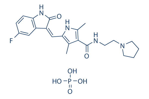 Toceranib phosphate化学構造