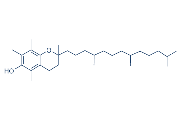 (±)-α-Tocopherol化学構造