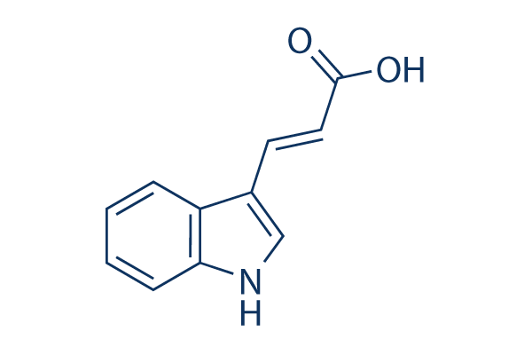 trans-3-Indoleacrylic acid化学構造