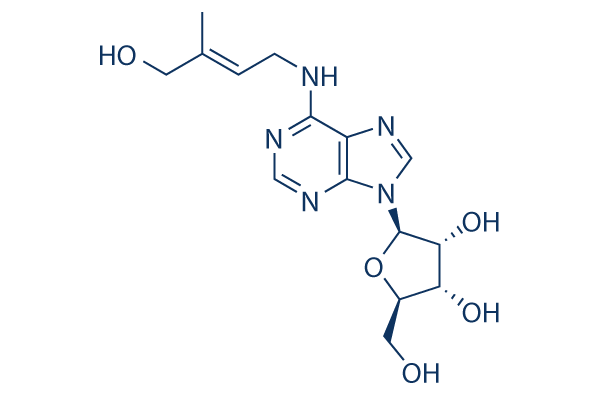 trans-Zeatin-riboside化学構造