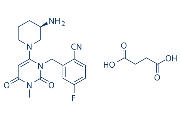 Trelagliptin succinate化学構造