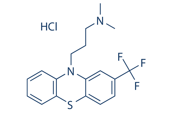 Triflupromazine hydrochloride化学構造