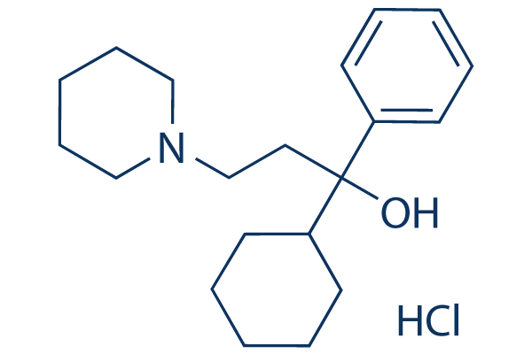 Trihexyphenidyl hydrochloride化学構造