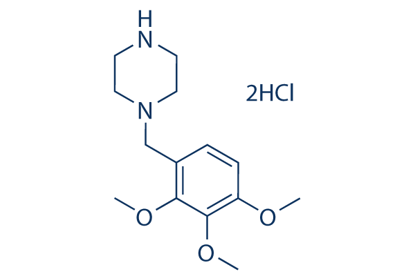 Trimetazidine dihydrochloride化学構造