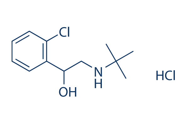 Tulobuterol hydrochloride化学構造